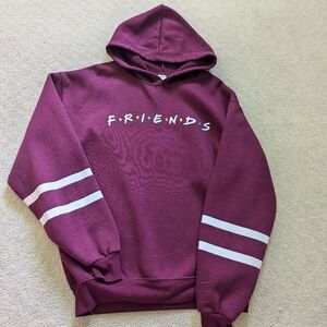 Maroon "Friends" TV show hoodie
